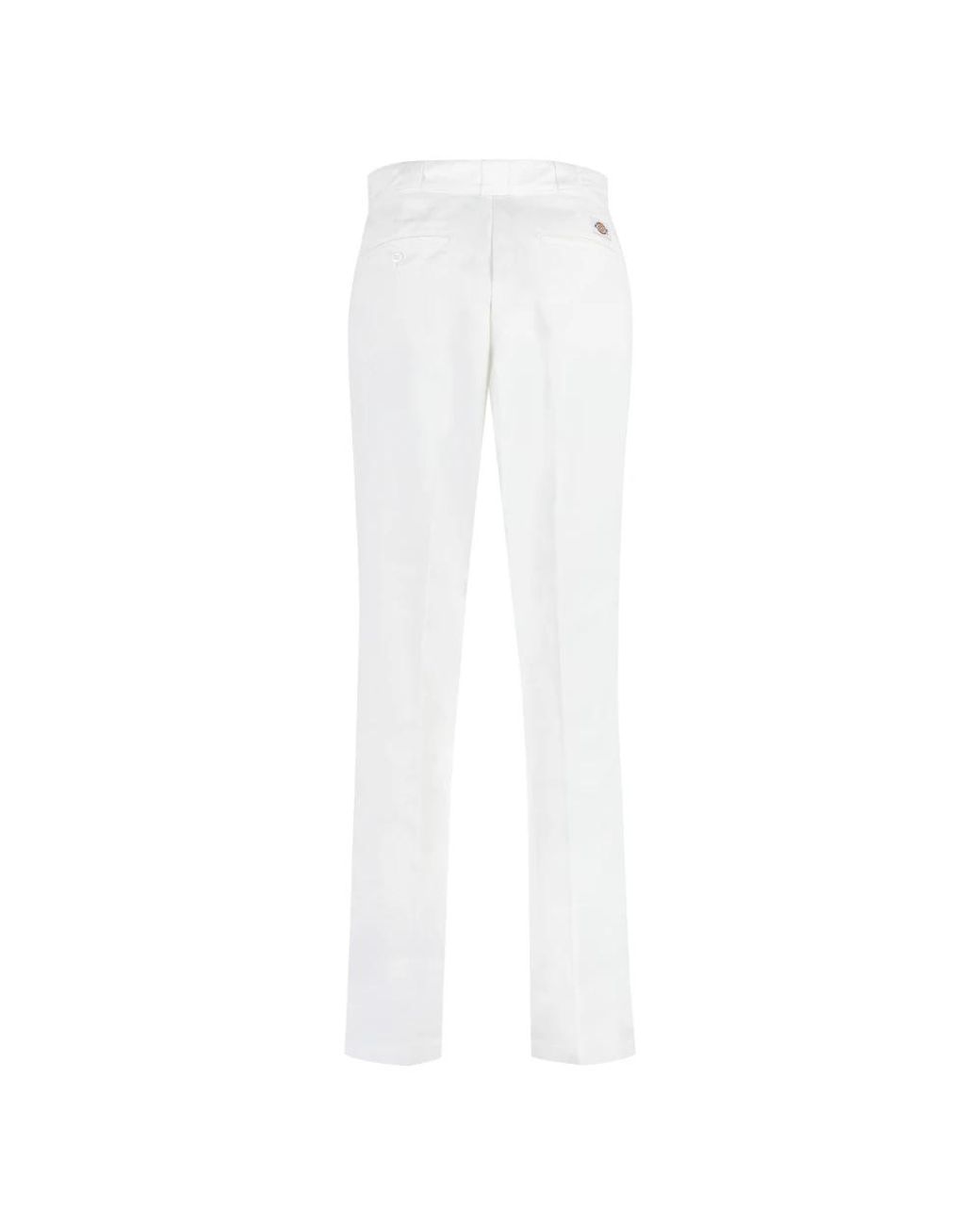 Dickies White Straight Trousers