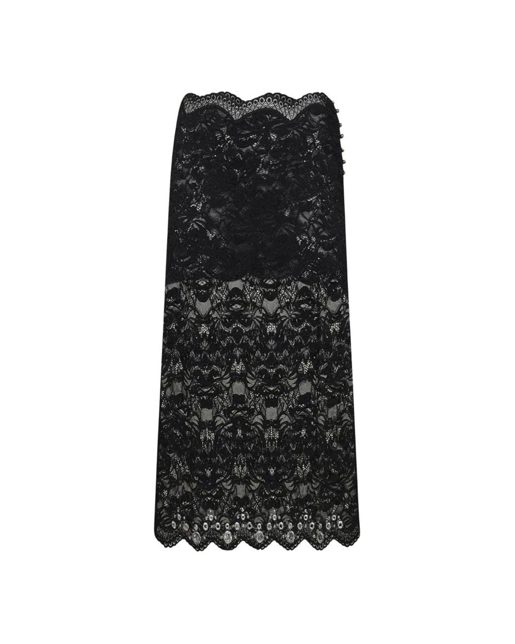 Rabanne Black Midi Skirts