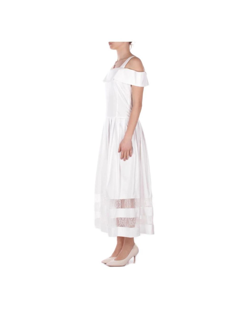 Blugirl Blumarine White Maxi Dresses
