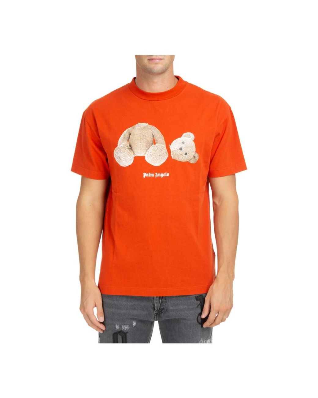 Orso di maglietta da Uomo di Palm Angels in Arancione | Lyst