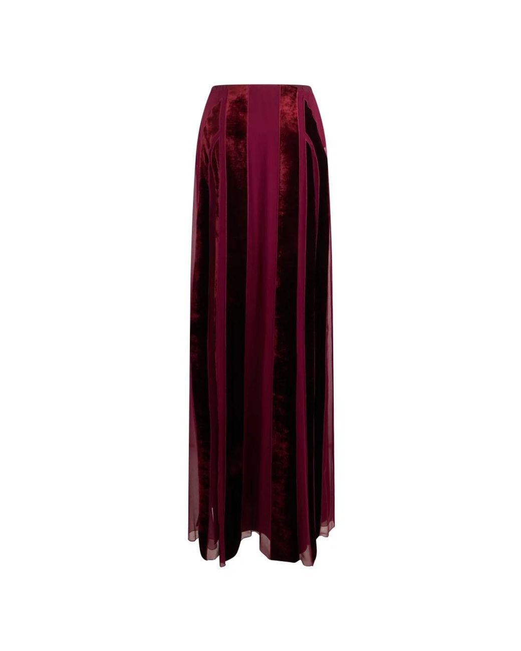 Alberta Ferretti Purple Maxi Skirts