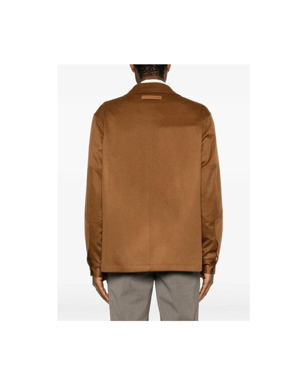 Zegna Brown Light Jackets for men
