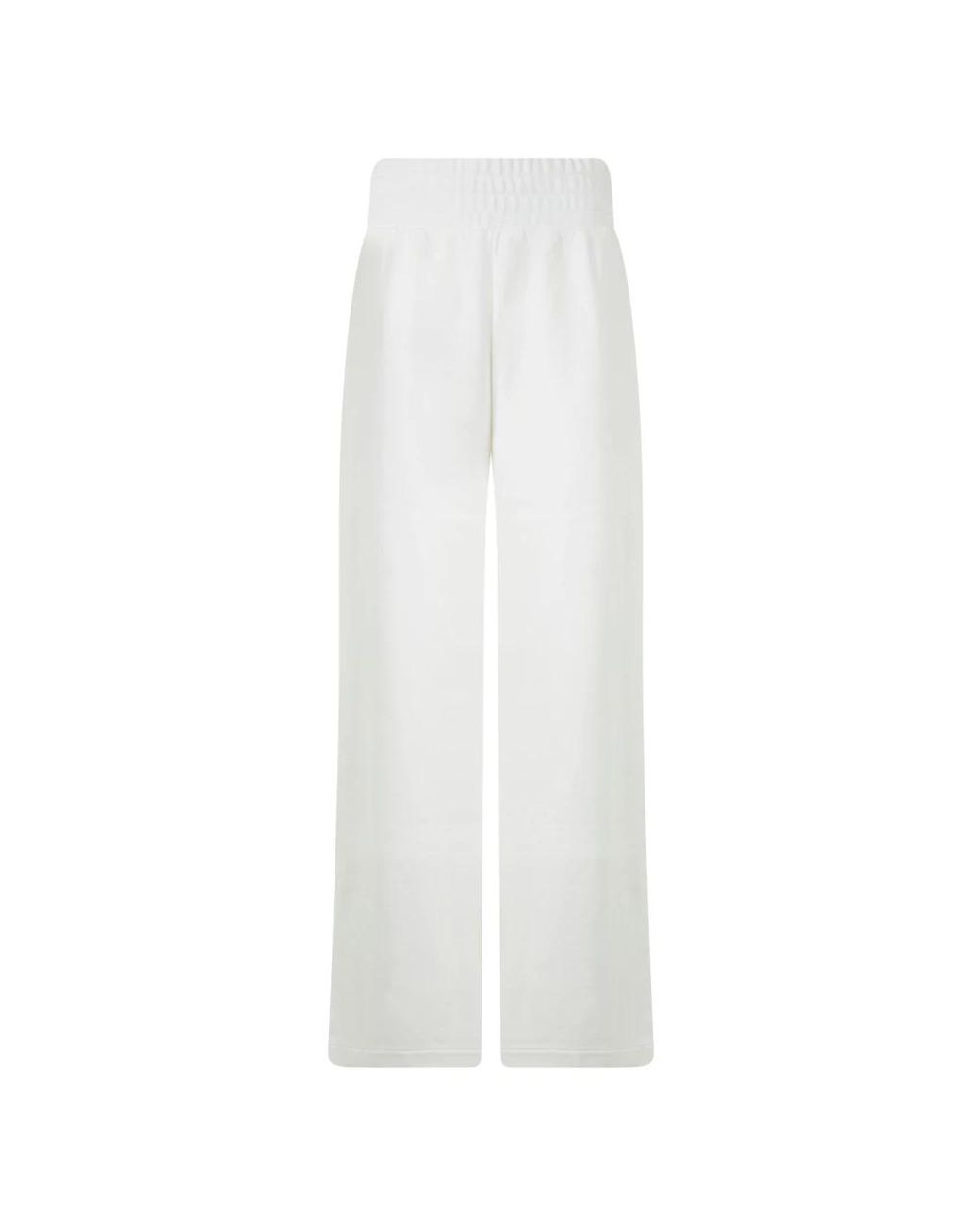 Alberta Ferretti White Wide Trousers
