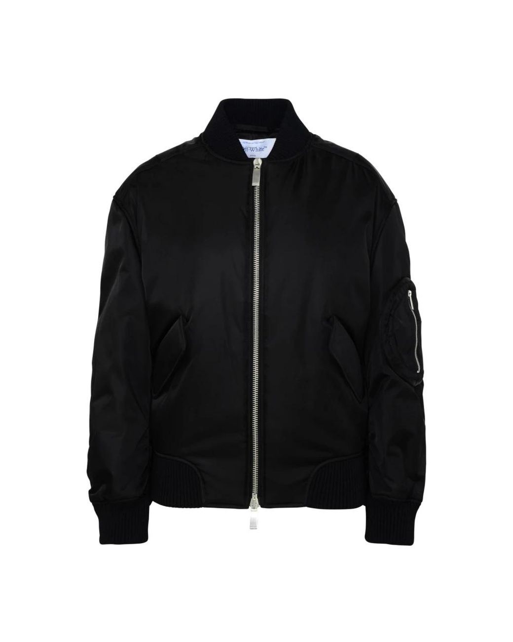 Off-White c/o Virgil Abloh Black Bomber Jackets