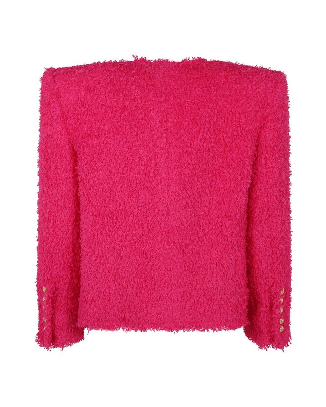 Balmain Pink Tweed Jackets