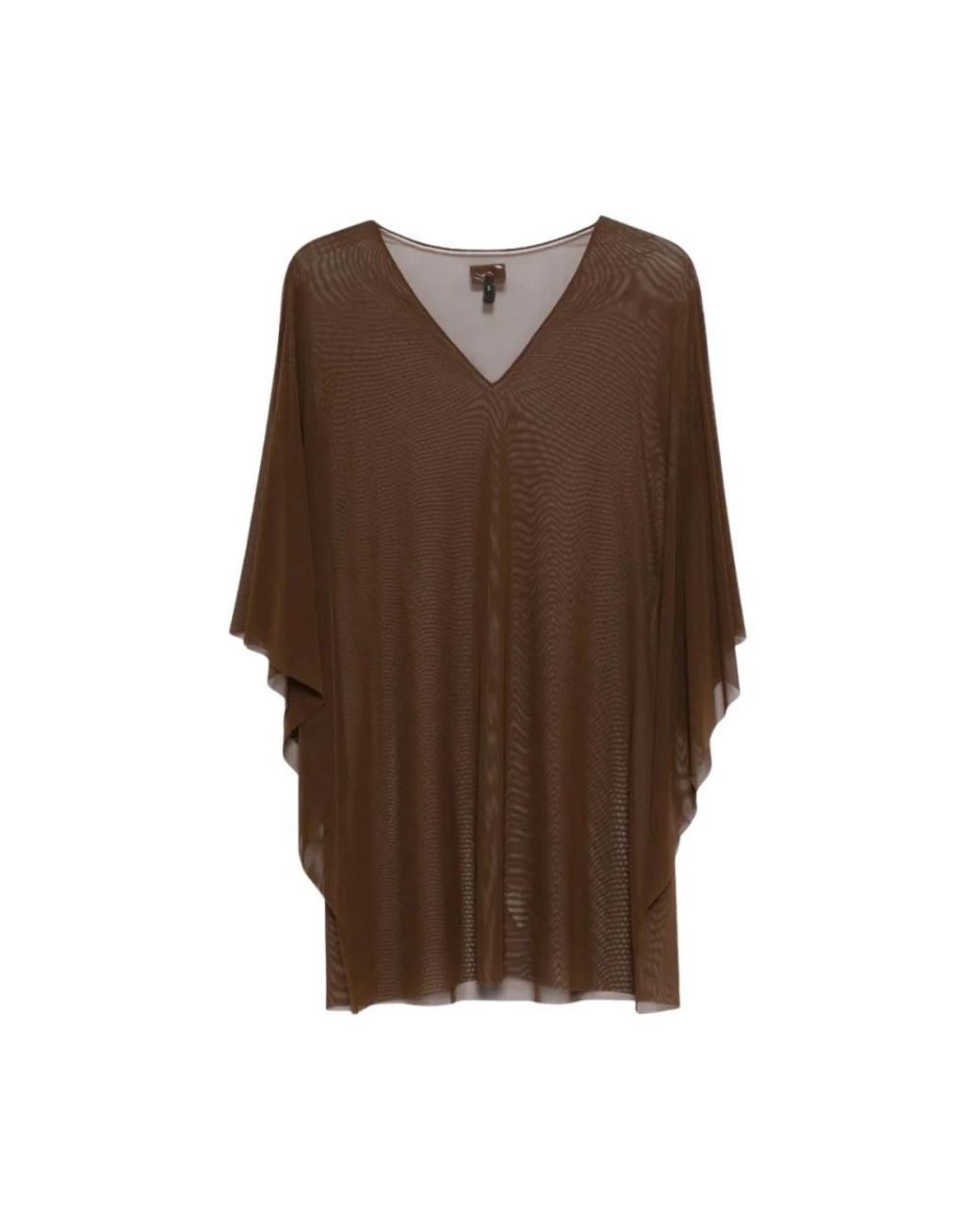 Fisico Poncho Tulle in het Brown
