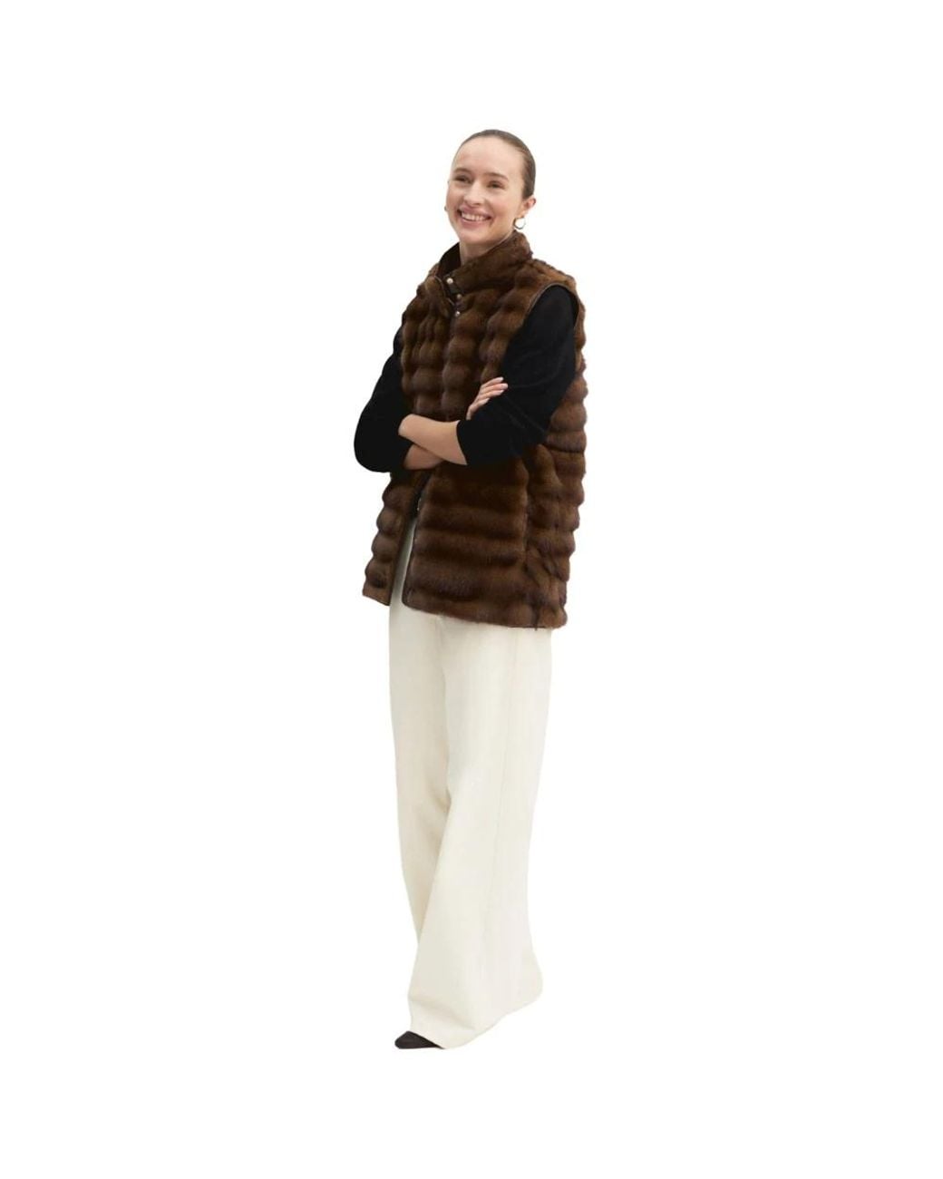 Vests di Marella in Brown