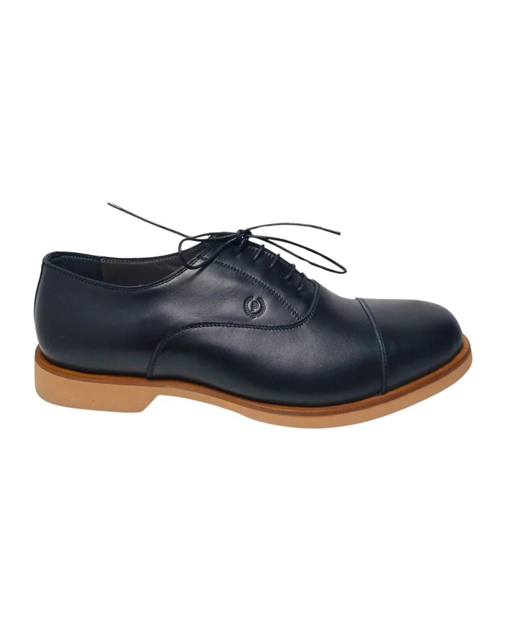 Pollini Blue Laced Shoes for men