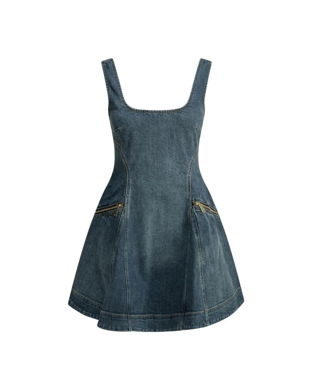 Self-Portrait Blue Short Dresses