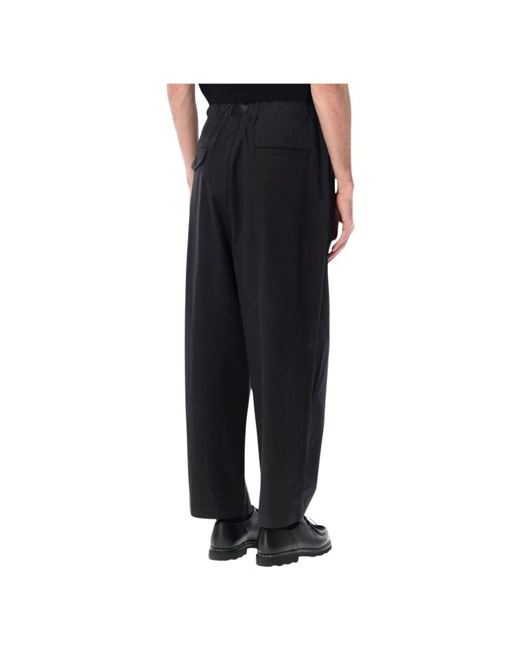 Comme des Garçons Black Straight Trousers for men