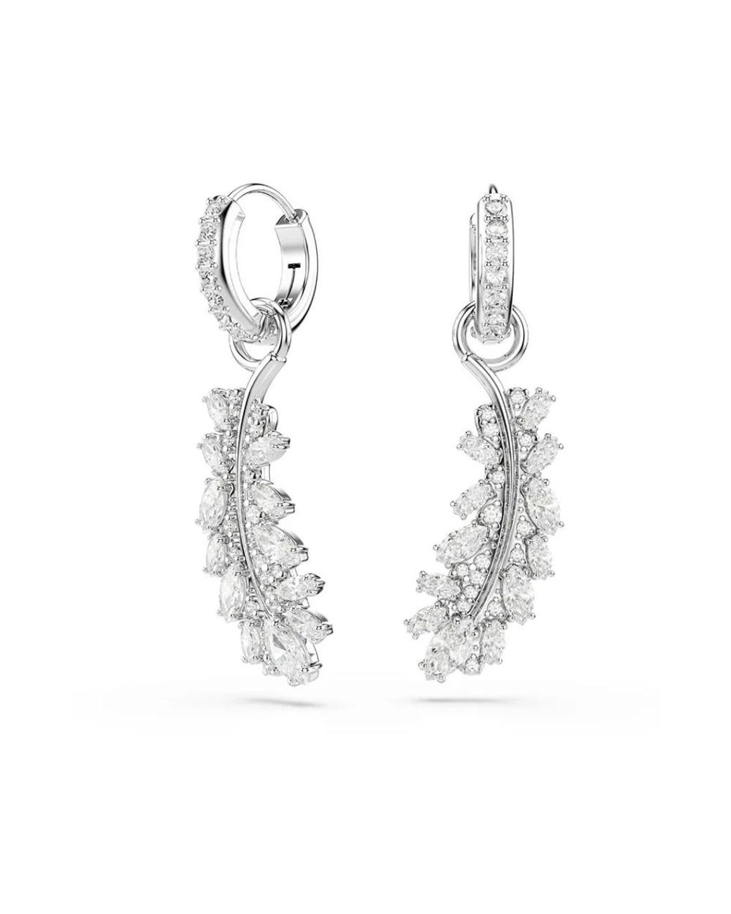 Earrings Swarovski de color Metallic