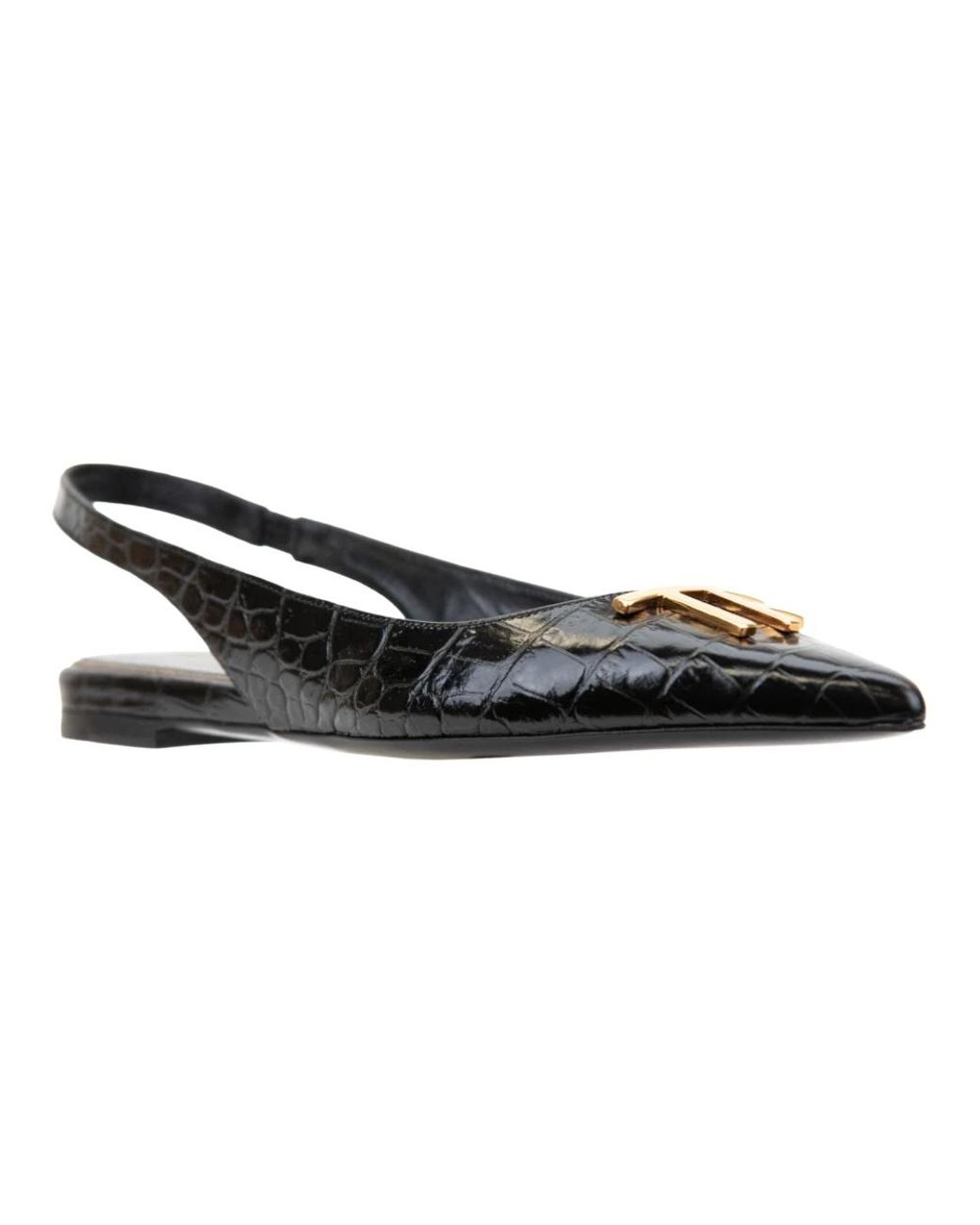 Tom Ford Black Ballerina Shoes