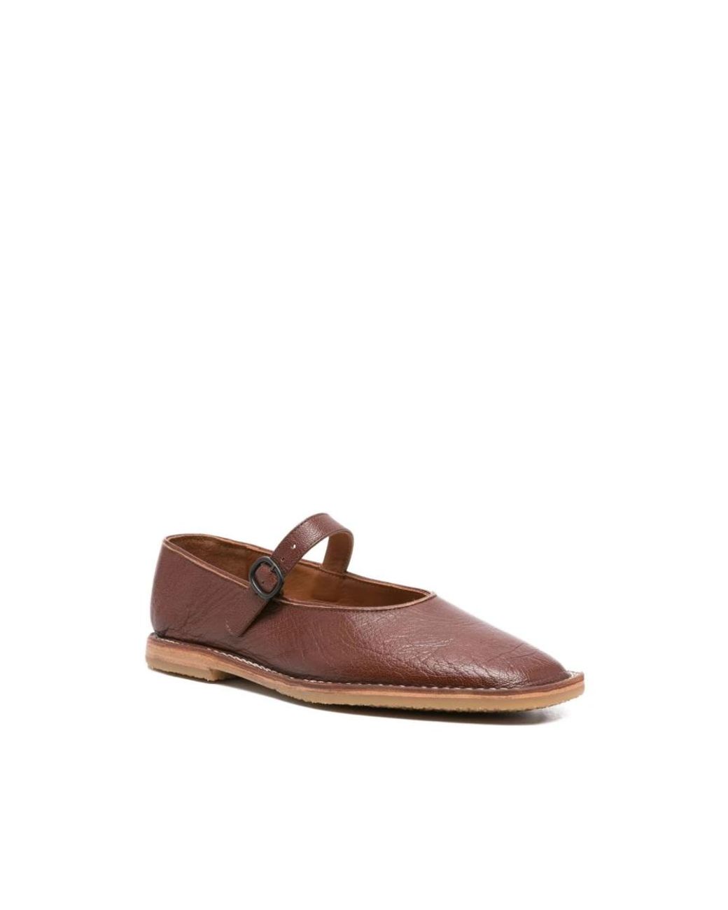Hereu Brown Ballerina Shoes