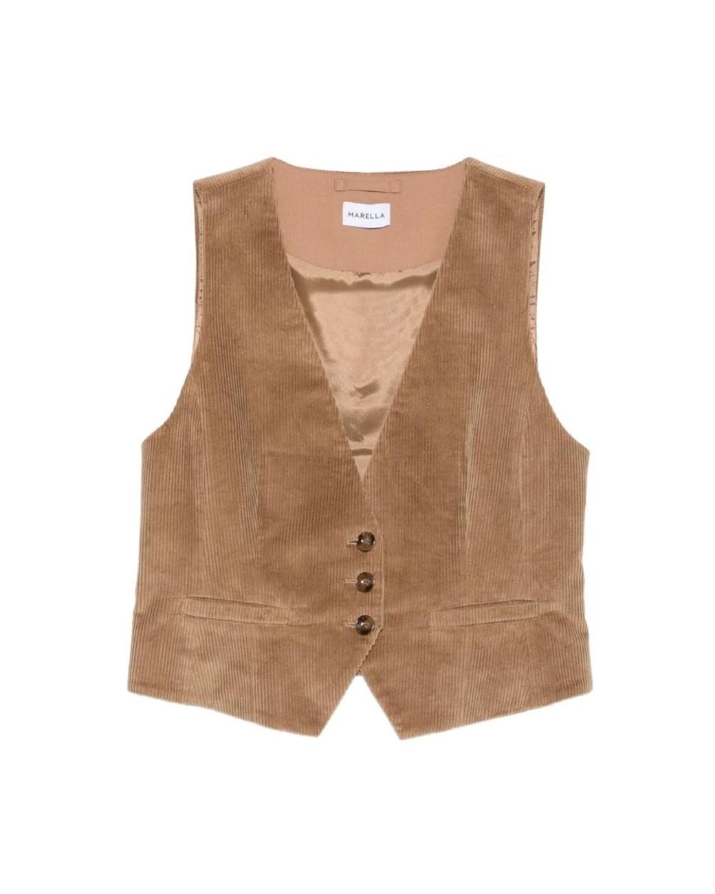 Marella Brown Waistcoats