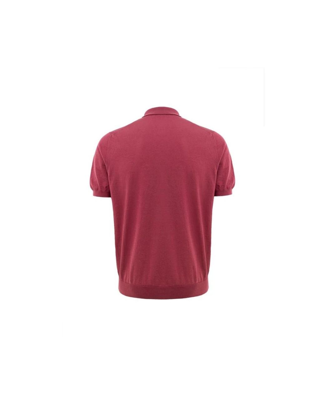 Gran Sasso Red Polo Shirts for men