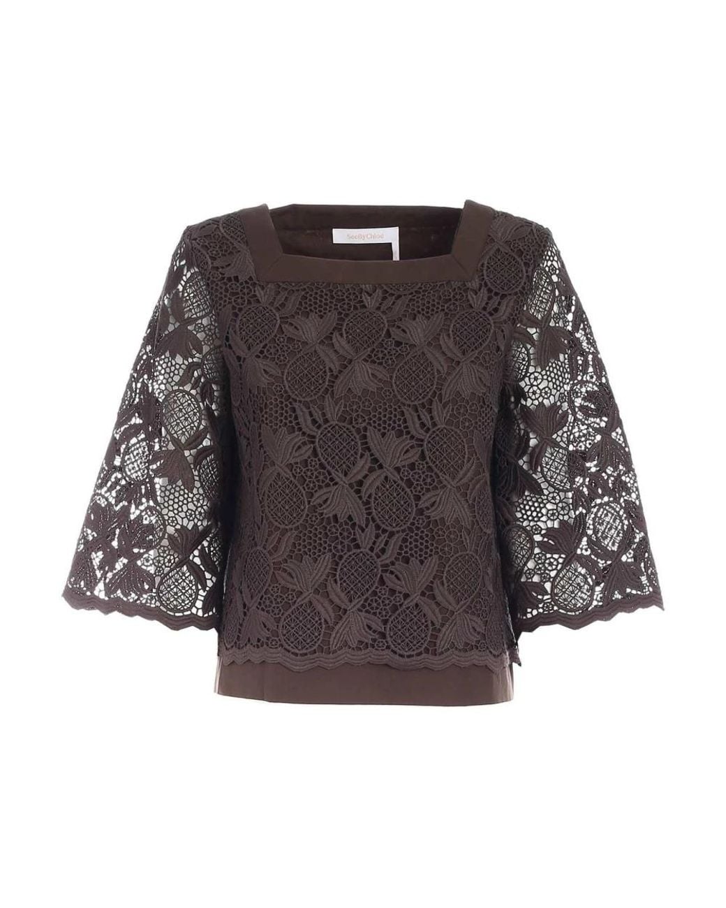 See By Chloé Gray Blouses