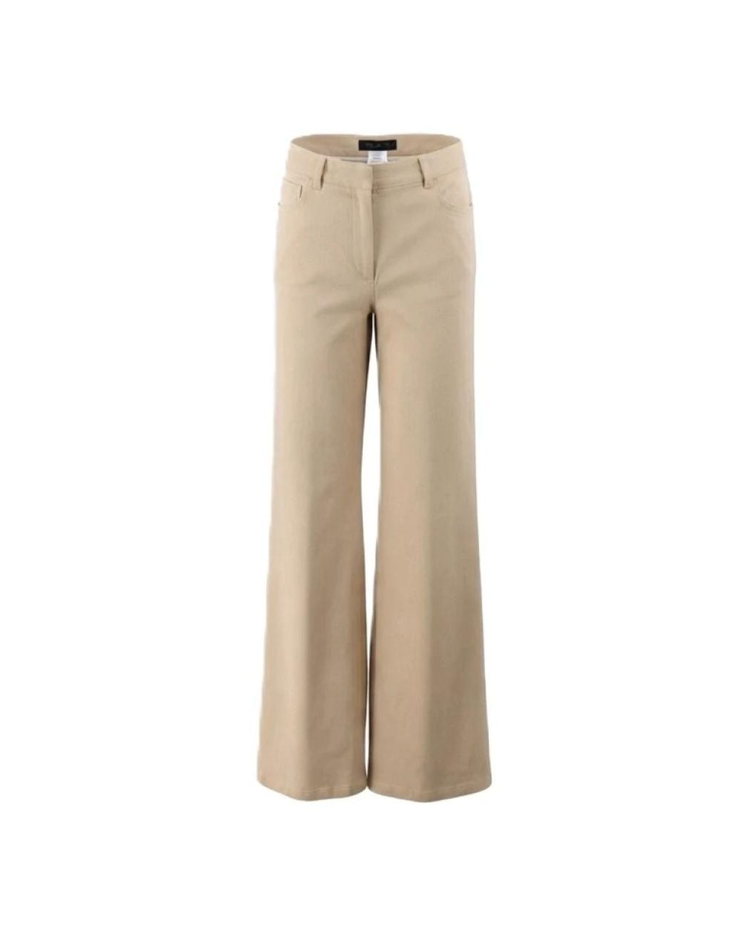 Ermanno Scervino Natural Wide Trousers