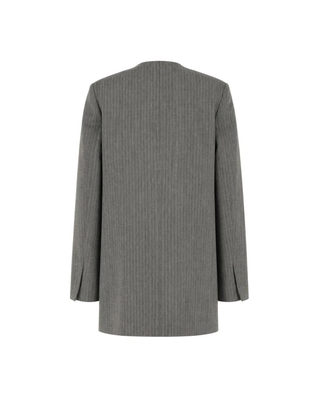 Alberta Ferretti Gray Blazers