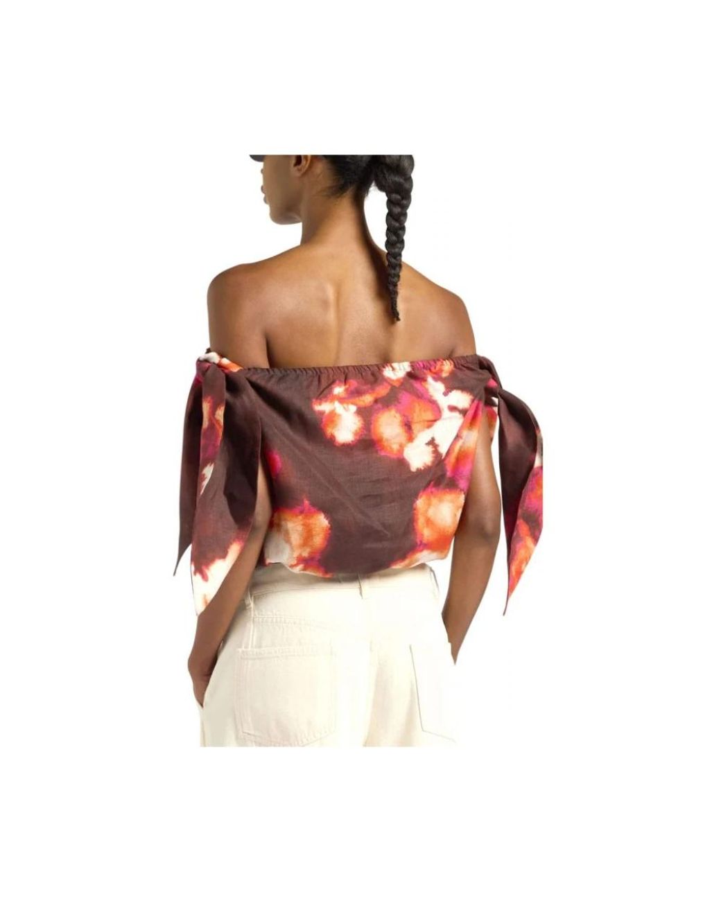 Liviana Conti Red Sleeveless Tops