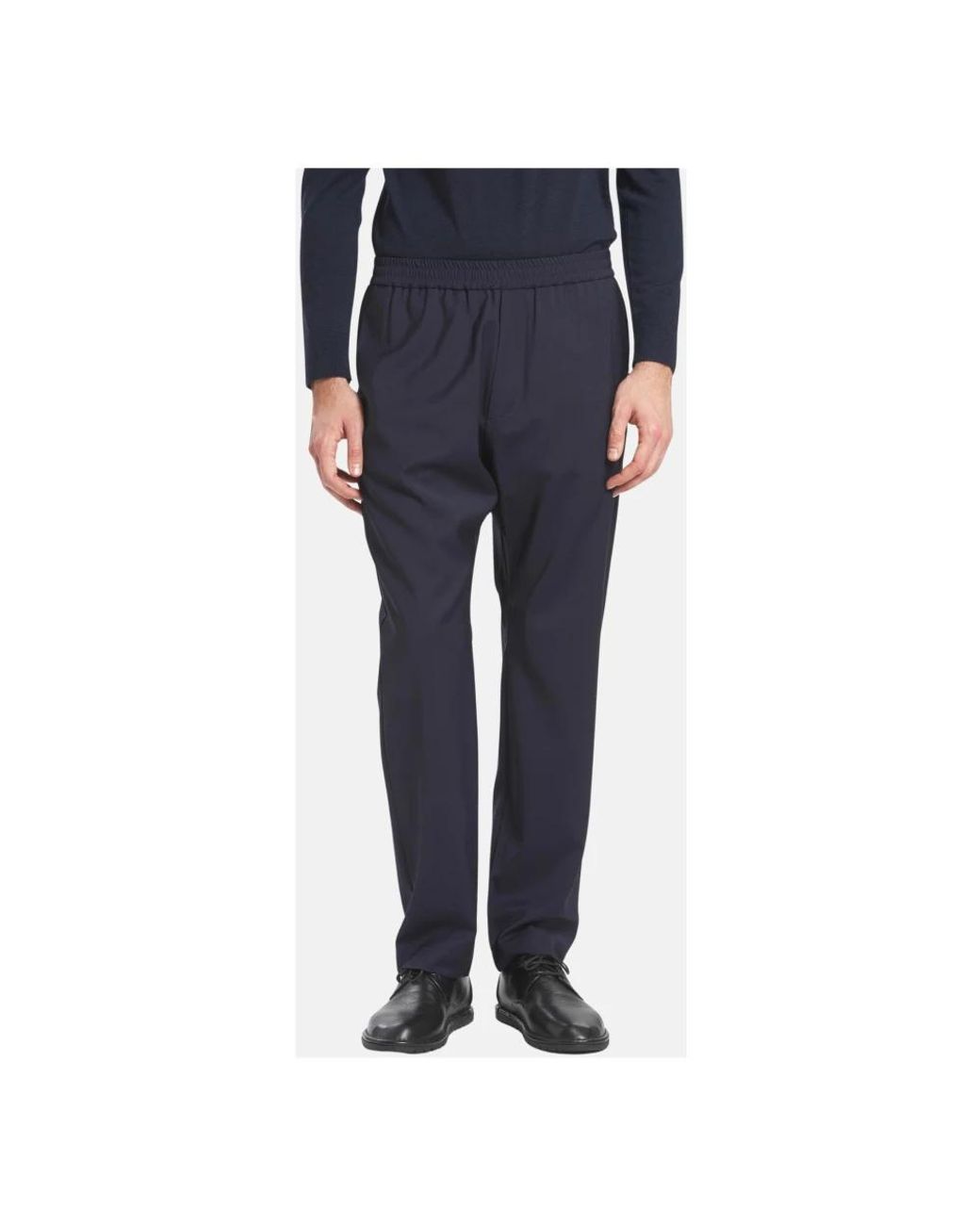 Barena Blue Slim-Fit Trousers for men