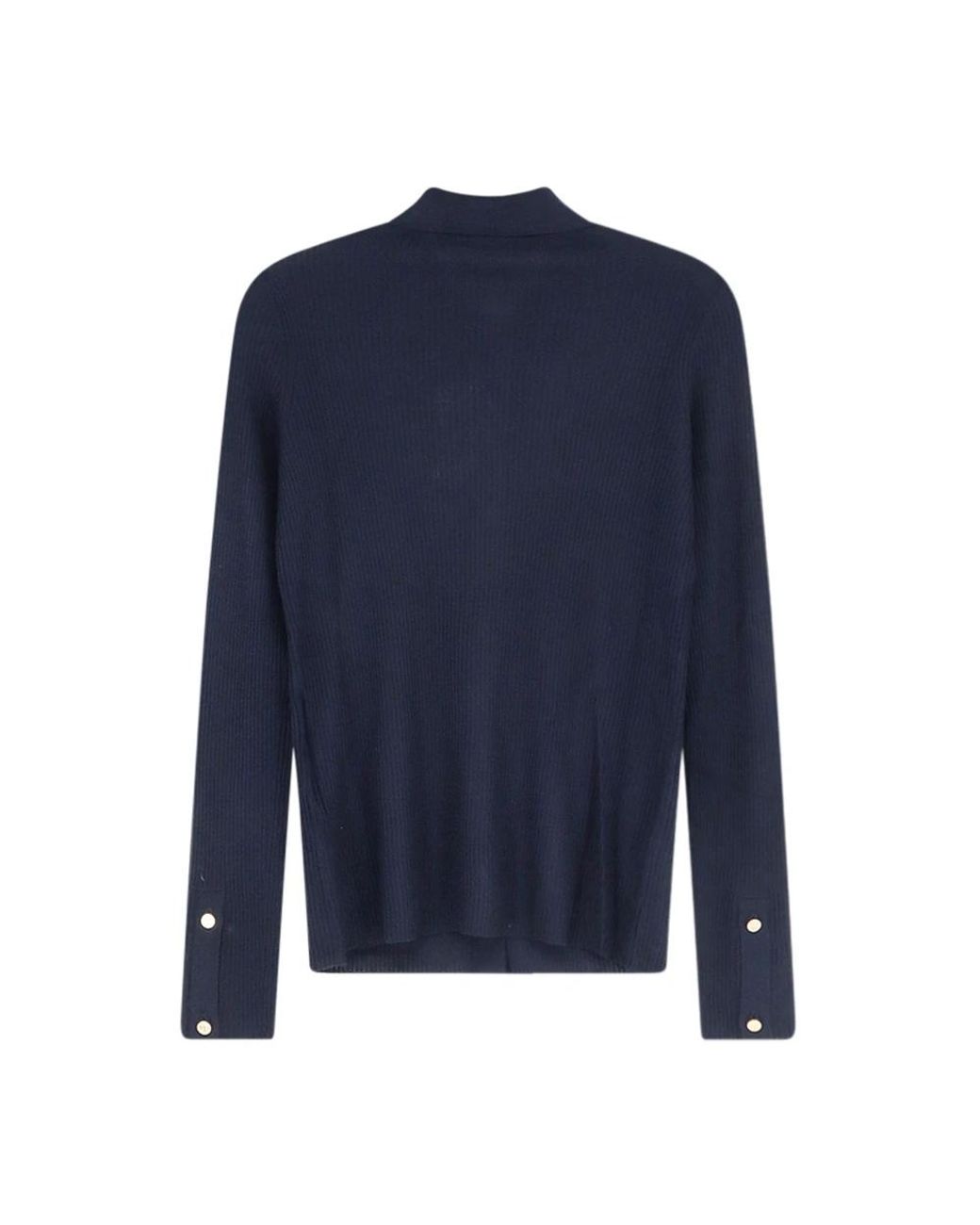 Max Mara Blue Rippstrick-Cardigan