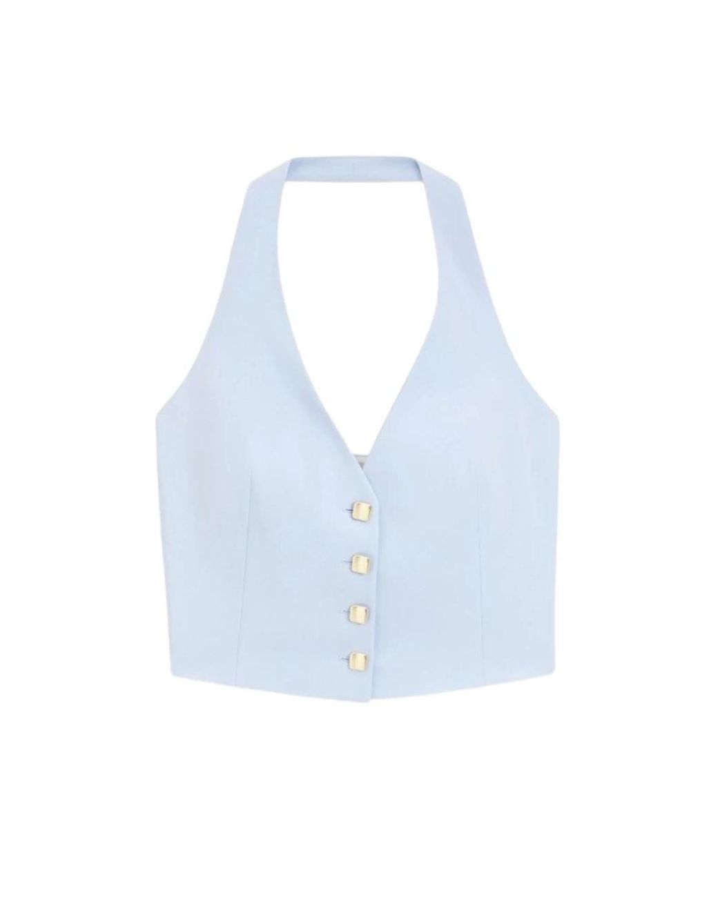 HUGO Blue Sleeveless Tops