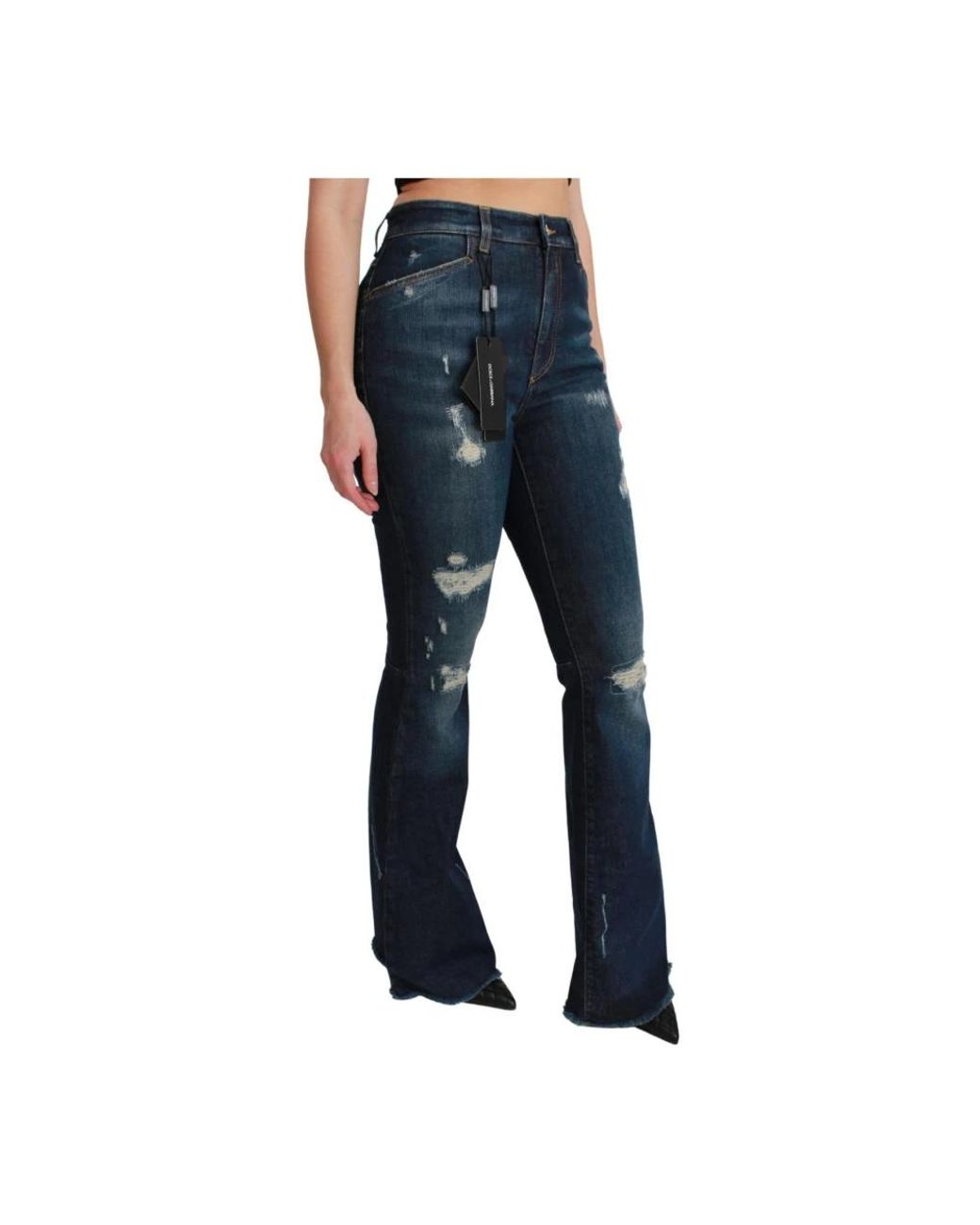Flared Jeans Dolce & Gabbana de color Blue