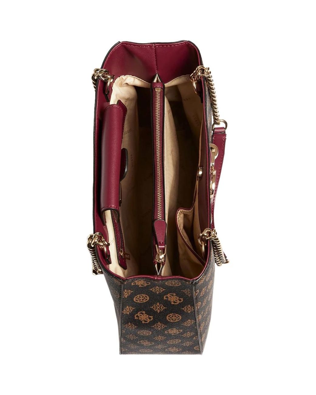 Guess Brown Shopping Bags