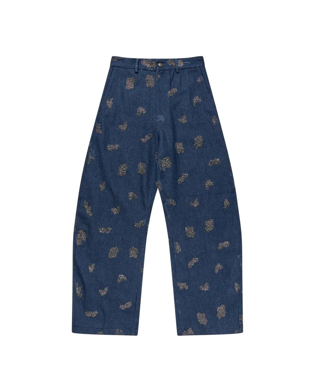 Munthe Blue Loose Fit Jeans