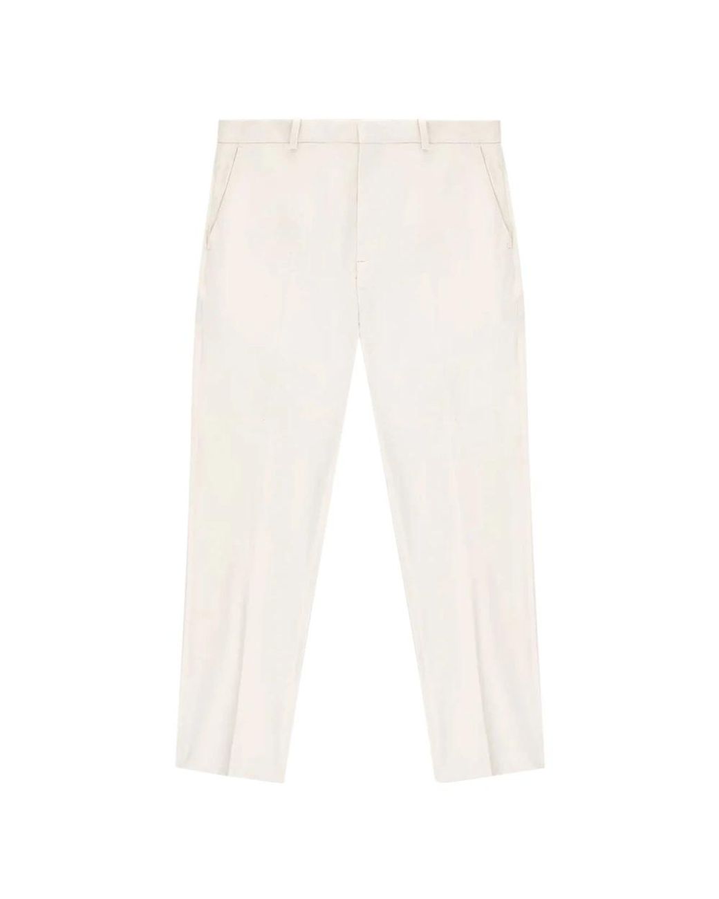 Circolo 1901 White Slim-Fit Trousers for men
