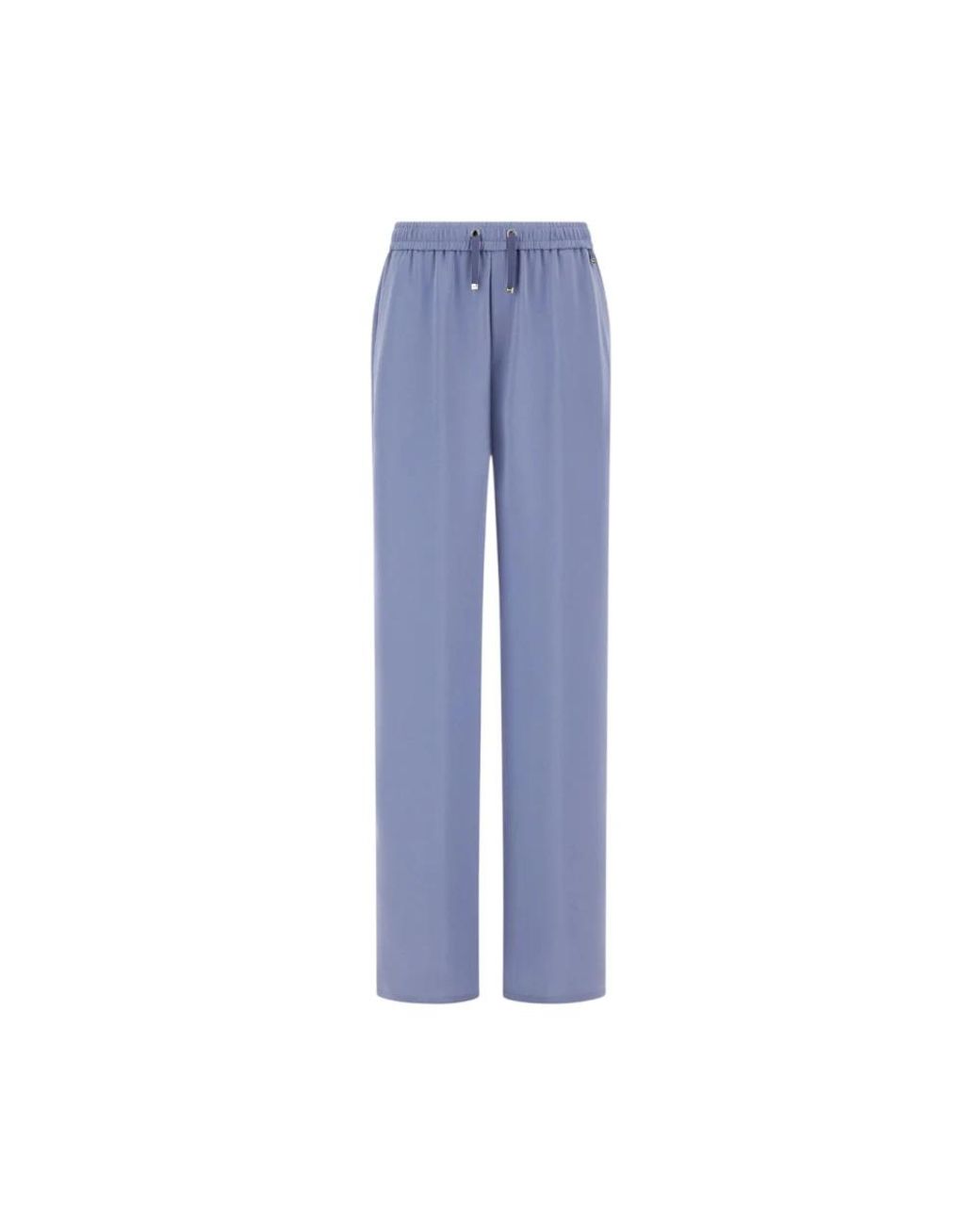 Herno Globe Lab Double Cady Wide Broeken in het Blue