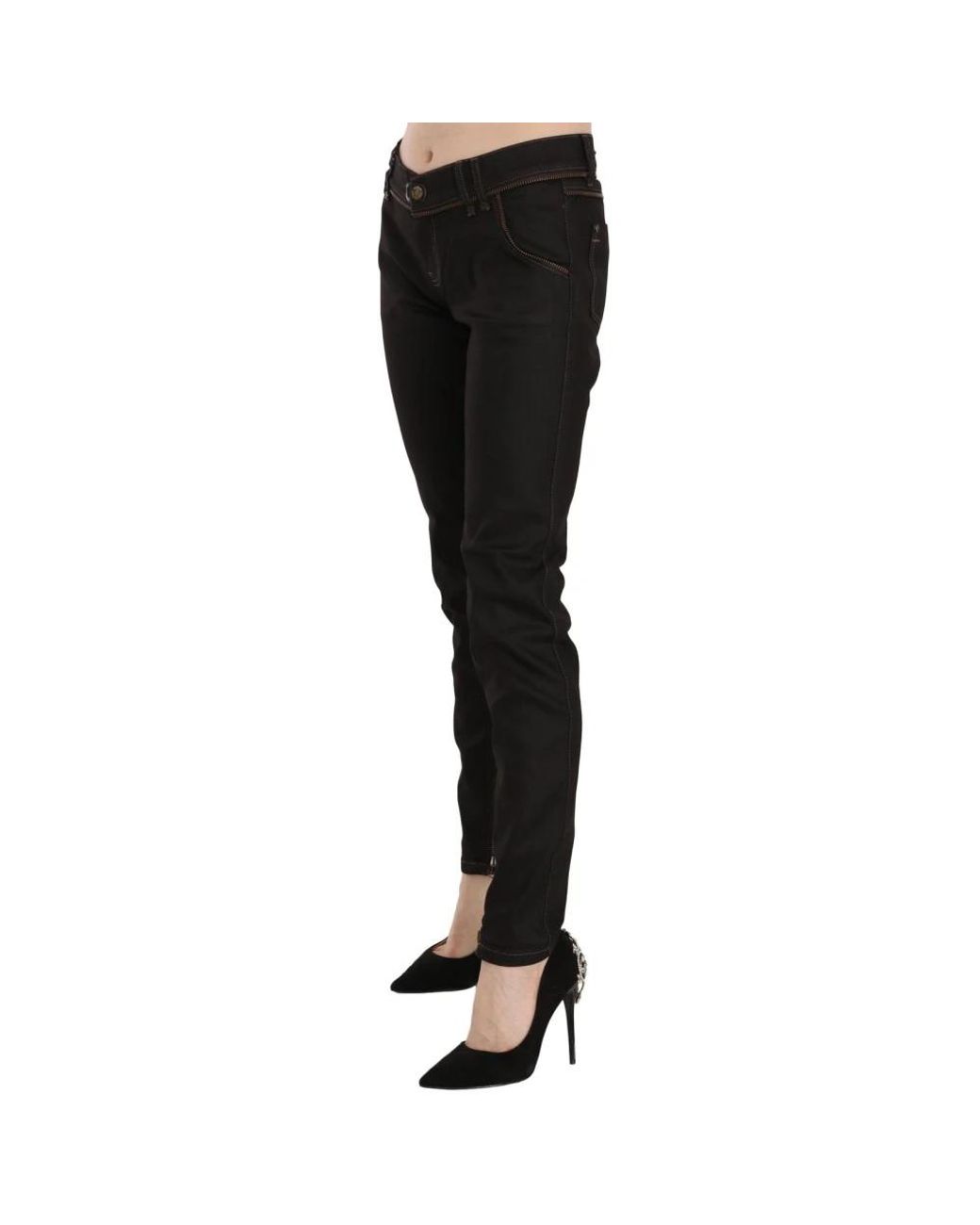 John Galliano Black Skinny Fit Jeans