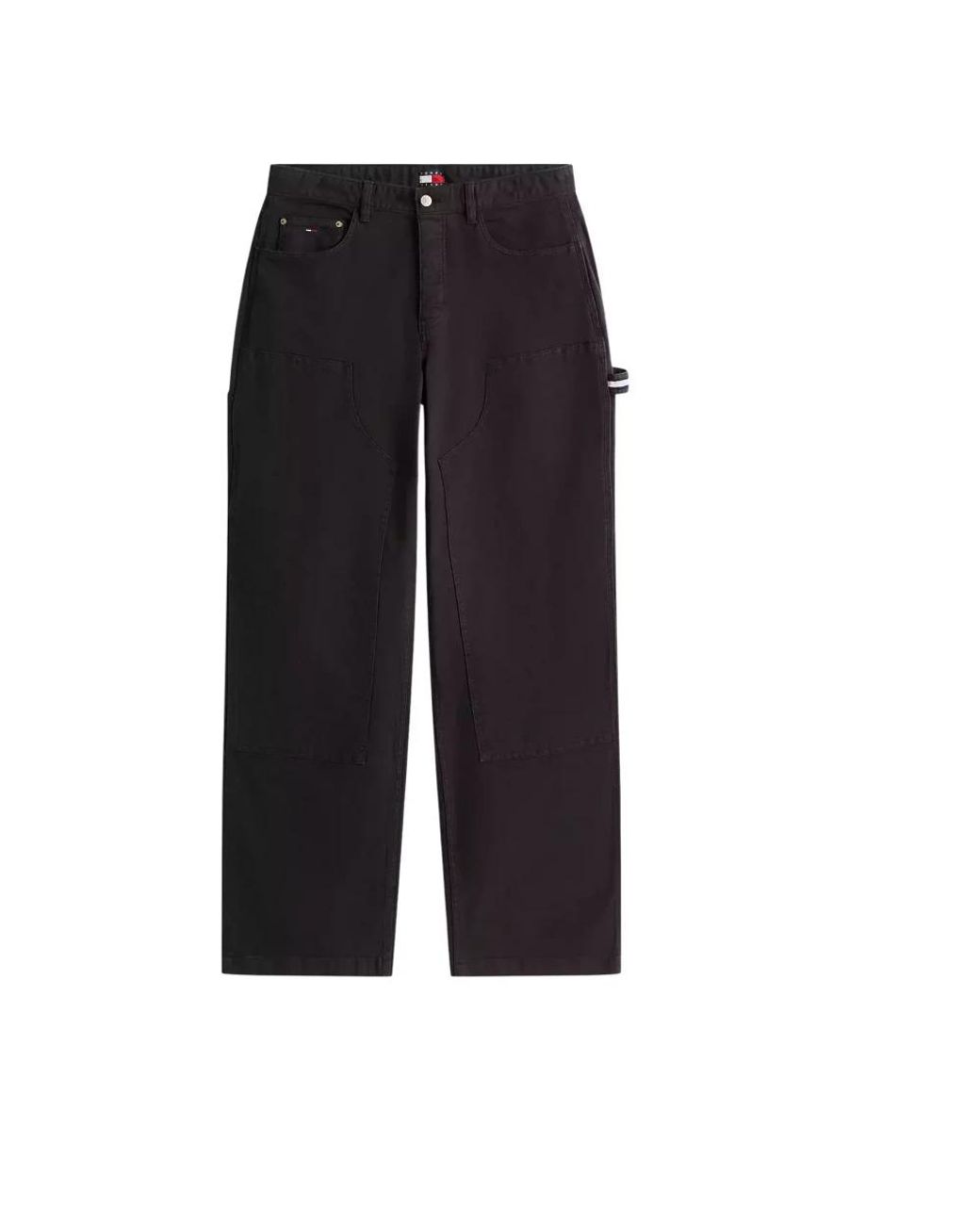 Tommy Hilfiger Black Straight Trousers for men