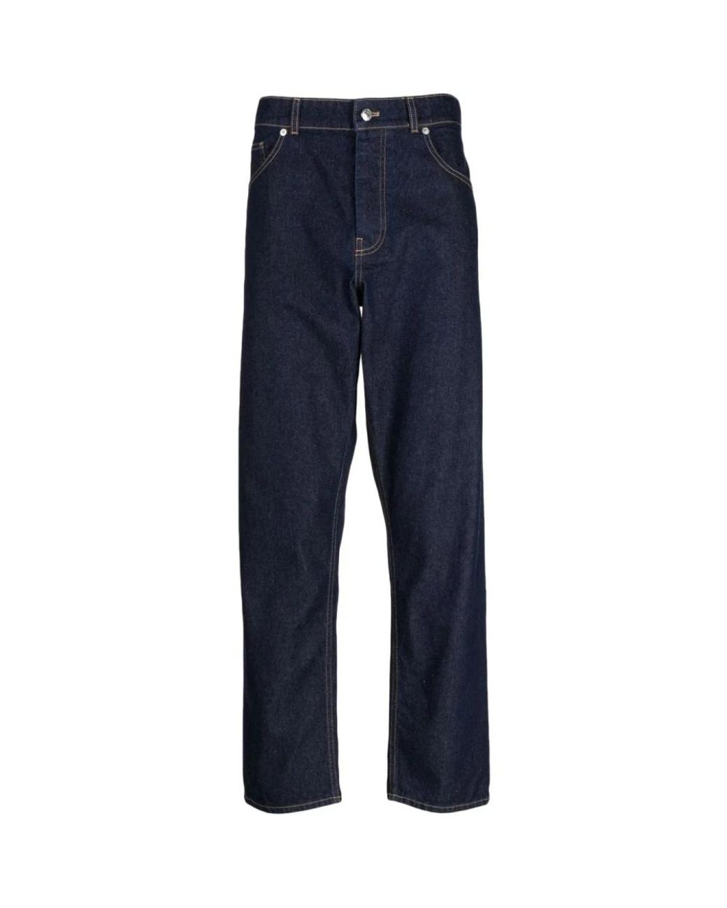 Maison Kitsuné Blue Straight Fit Jeans for men