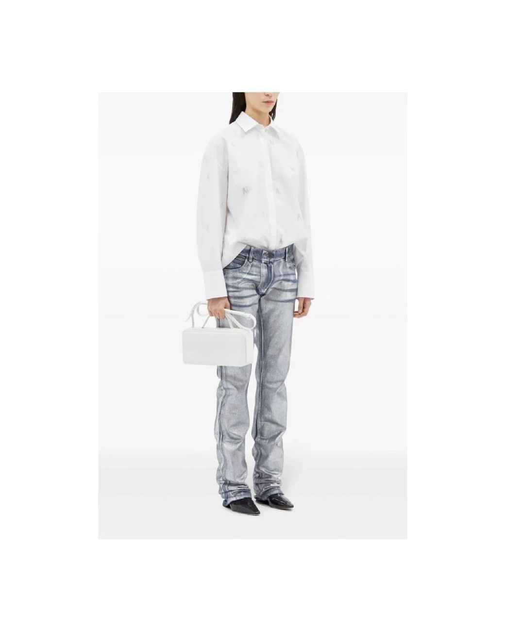 MSGM Blue Straight Fit Jeans