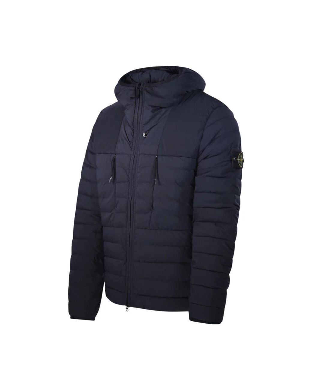 Stone Island Blue Winter Jackets for men