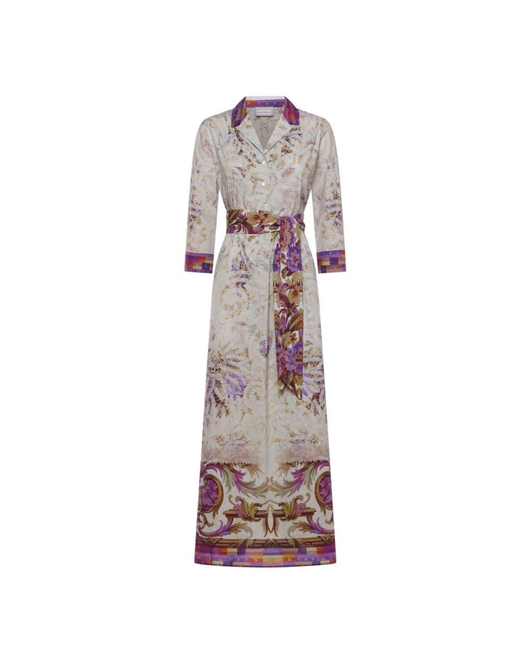 Pierre Louis Mascia Purple Maxi Dresses