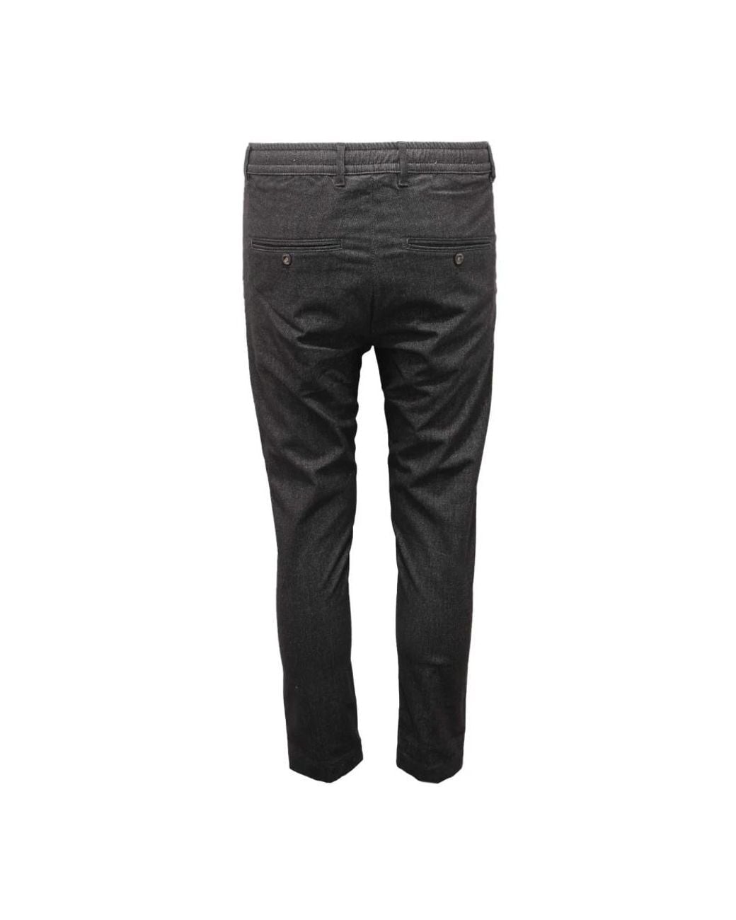 Cruna Gray Slim-Fit Trousers for men