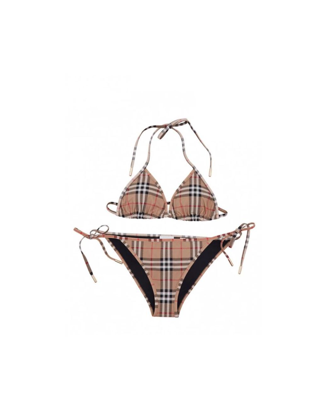 Burberry Metallic Bikinis