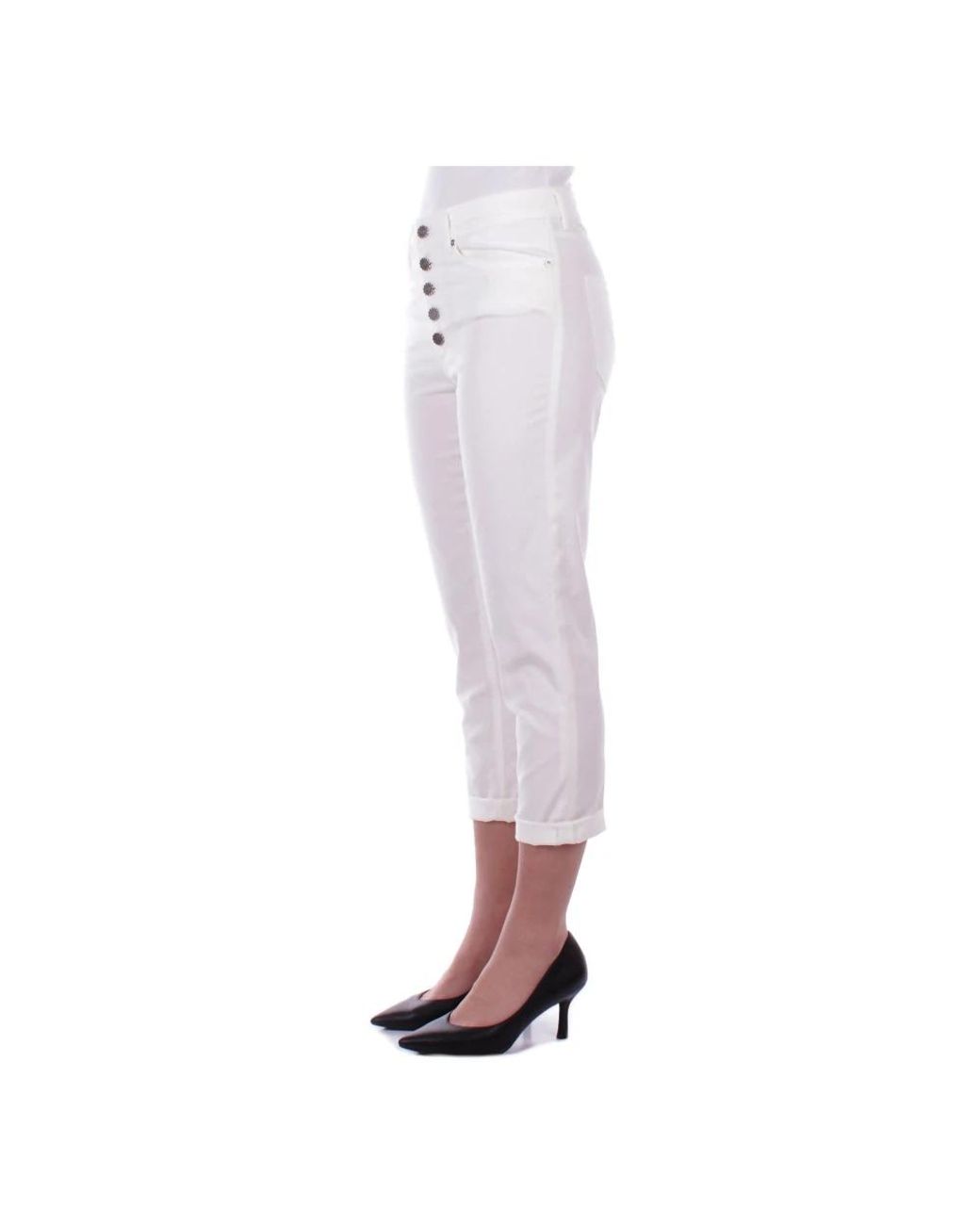 Dondup Pink Cropped Trousers