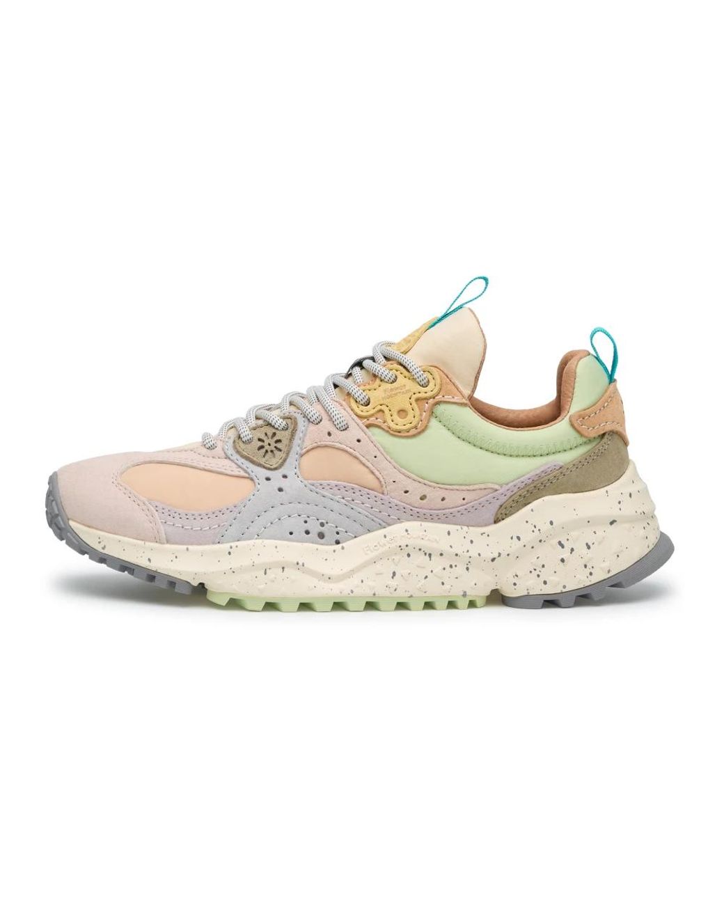Flower Mountain Wave Sneaker in het White