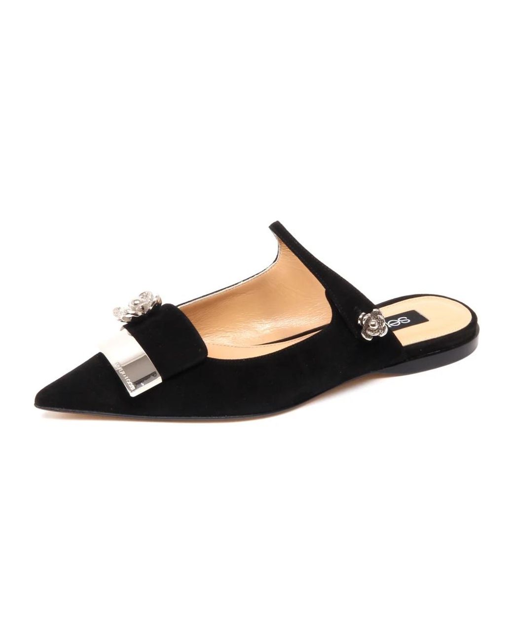 Sergio Rossi Black Mules
