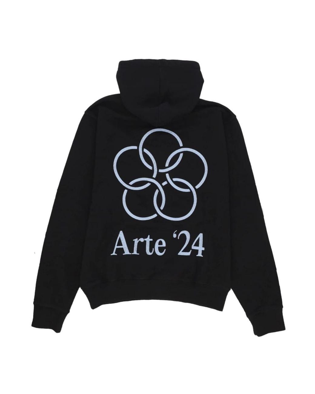 Arte' Black Hoodies for men