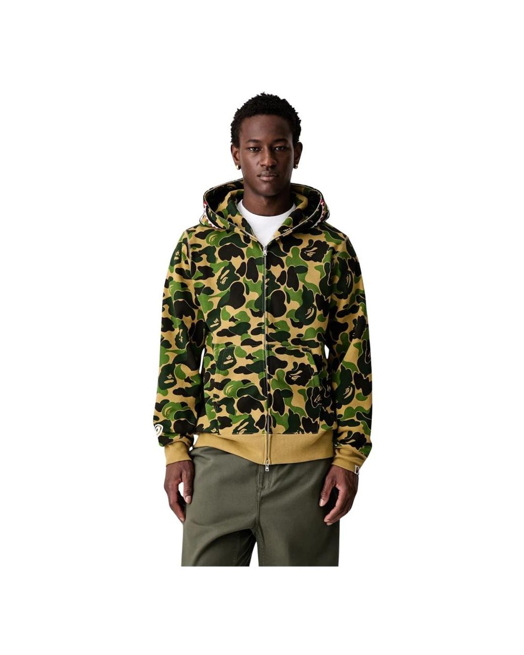 Zip-Throughs di A Bathing Ape in Green da Uomo
