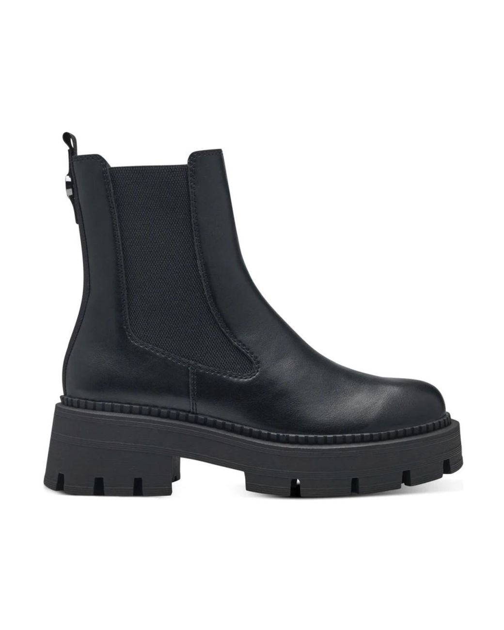 Tamaris Black Chelsea Boots