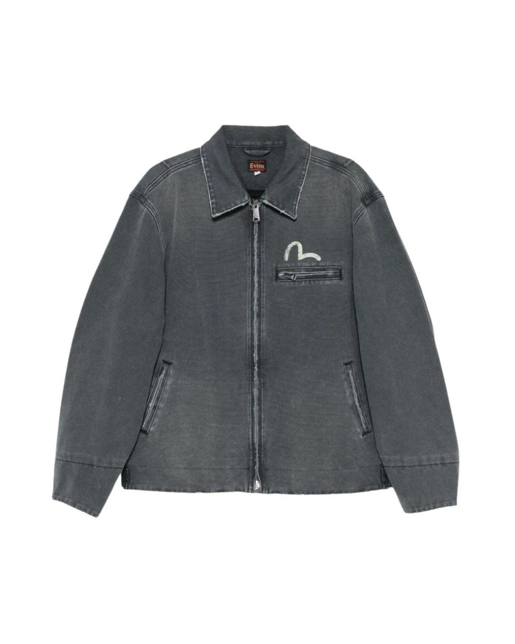Denim Jackets Evisu pour homme en coloris Gray