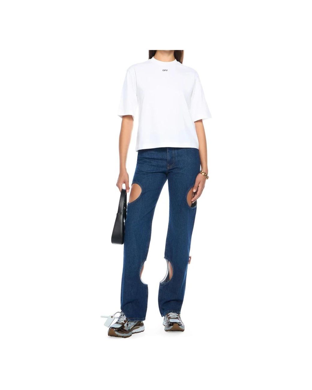 Off-White c/o Virgil Abloh Blue Straight Fit Jeans