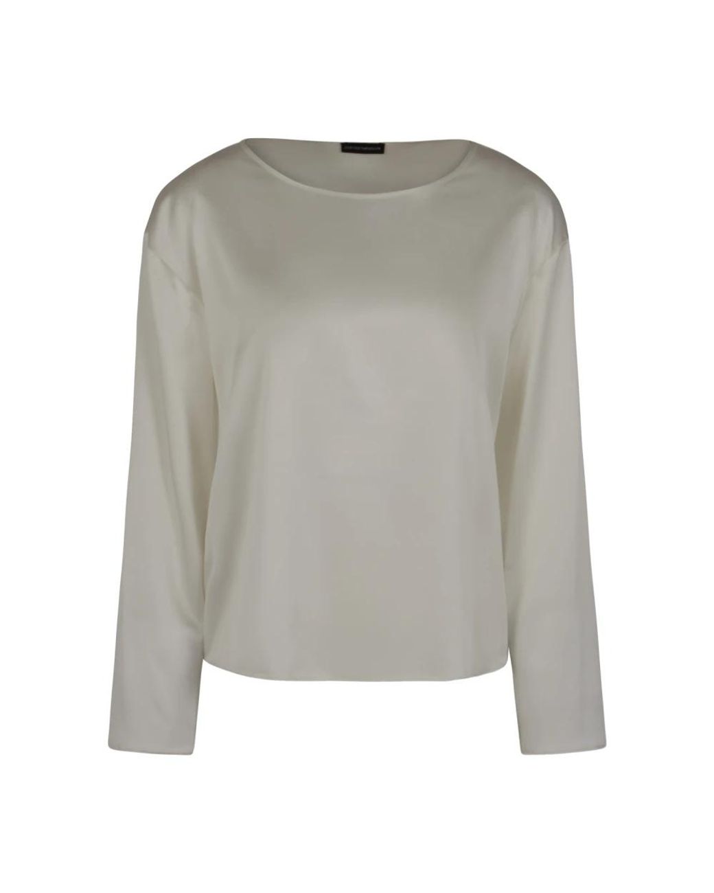 Emporio Armani Gray Long Sleeve T-Shirts