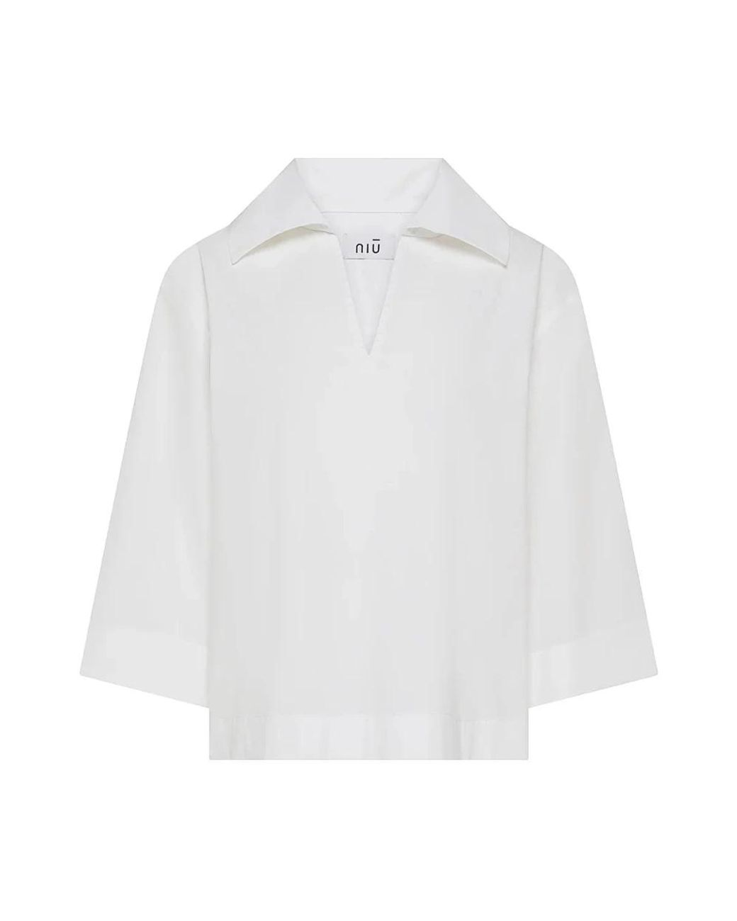 Niu White Polo Shirts