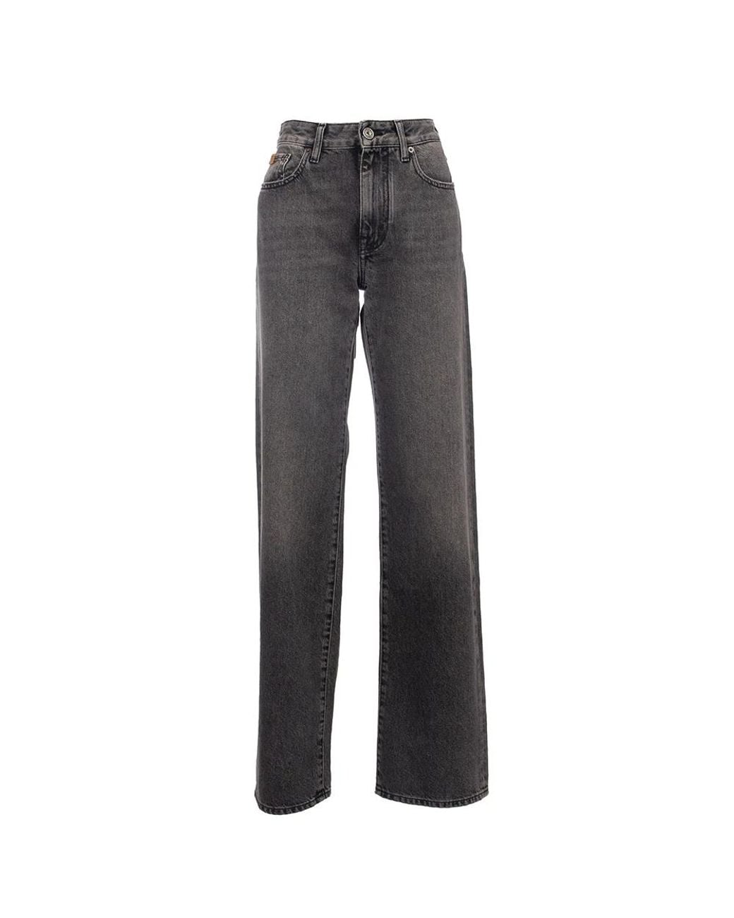 Jacob Cohen Gray Straight Fit Jeans